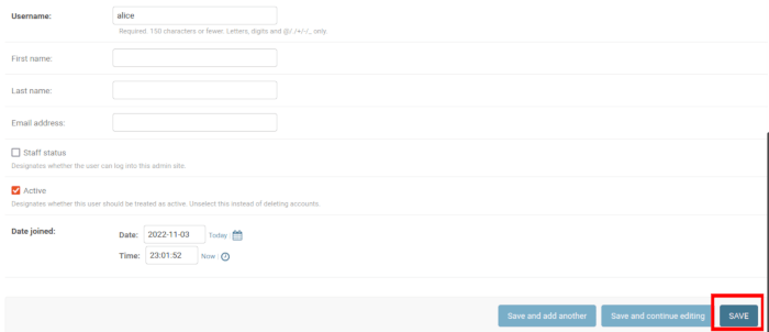 Install Archivebox Linux 30 Save New User