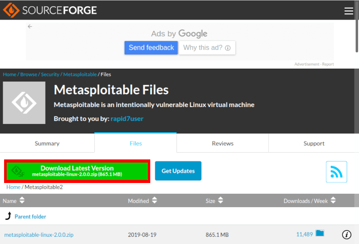 Install Metasploit Linux 13 Download Metasploitable 2