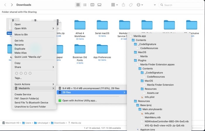 Mediainfo Zip File Metadata