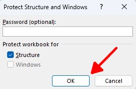 Microsoft Excel Review Protect Workbook Password 1