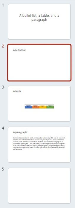 Microsoft Powerpoint Slides