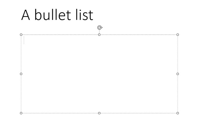 Microsoft Powerpoint Text Box