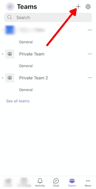 Microsoft Teams Mobile App Teams Plus
