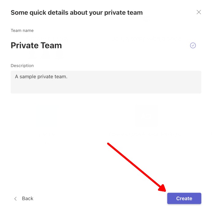 Microsoft Teams Web Teams Details