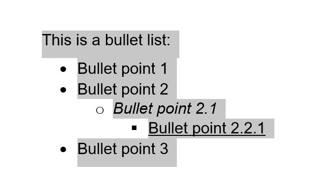 Microsoft Word Highlight Text