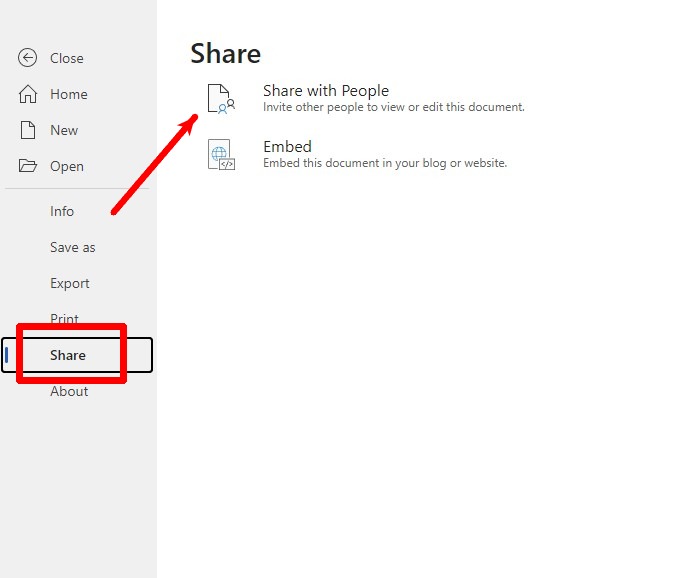 Microsoft Word Web Share