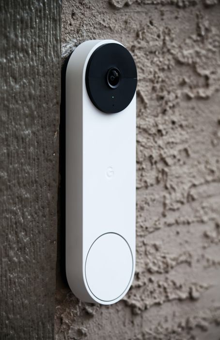 Nest Camera Mounted On Wall