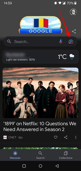 Perform Reverse Image Search Android Google App