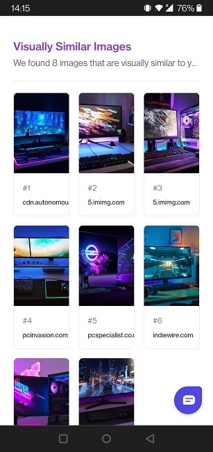 Perform Reverse Image Search Android Reverse Website Similar