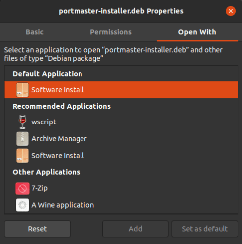 Portmaster Software Installation