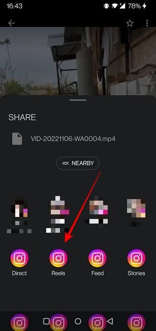 Remove Sound Video Share Instagram