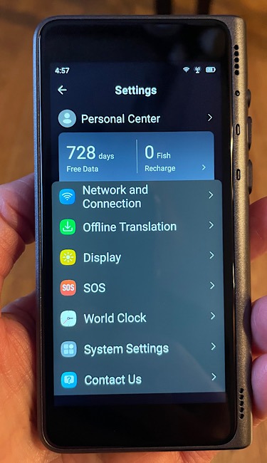 Timekettle Fluentalk T1 Translator Settings