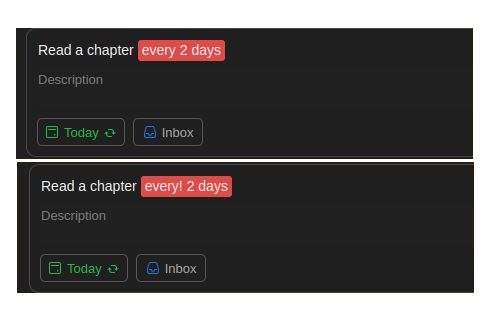 Todoist Two Ways To Use The Every Command