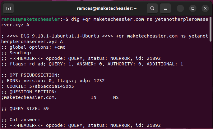 Use Dig Linux 16 Dig Multiple Records