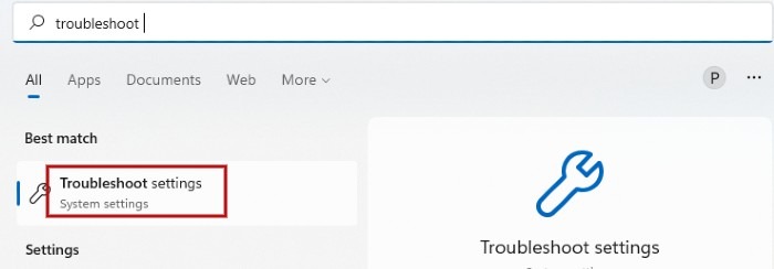 Windows Search Troubleshoot
