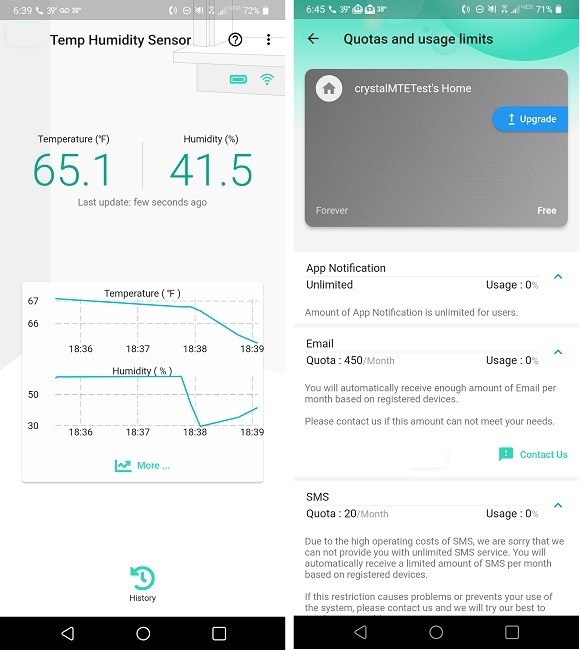 Yolink Smart Wireless Temperature And Humidity Sensor Review Alert Limit