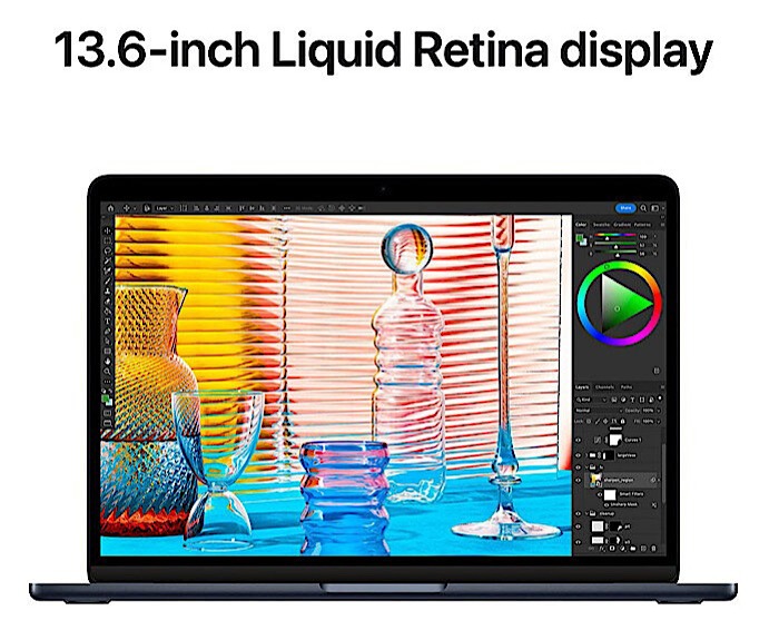 2022 Apple Macbook Air Display