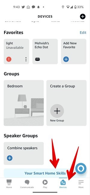 Alexa App Phone Smart Home Skills