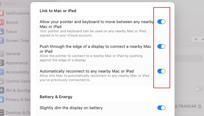 Apple Universalcontrol Linked
