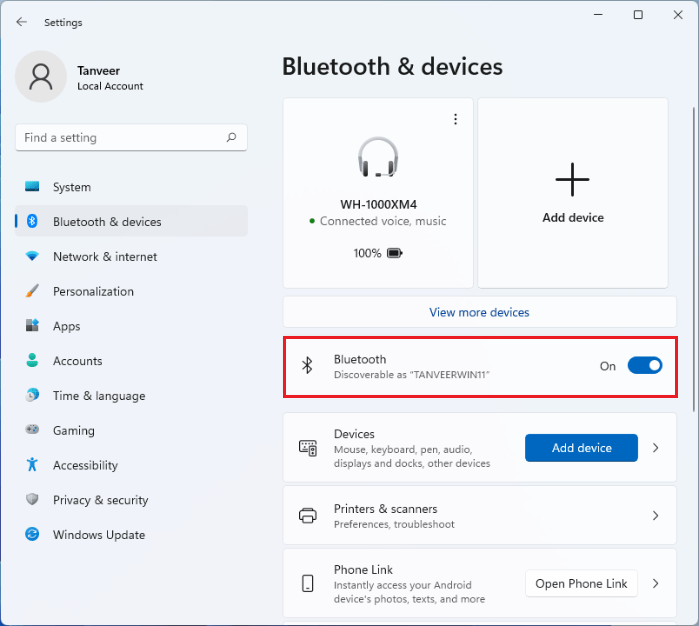 Bluetooth Audio Lag Windows Bluetooth Settings 1