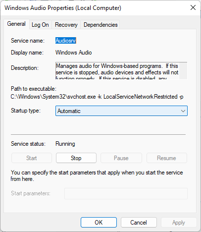 Bluetooth Audio Lag Windows Services Windows Audio Automatic