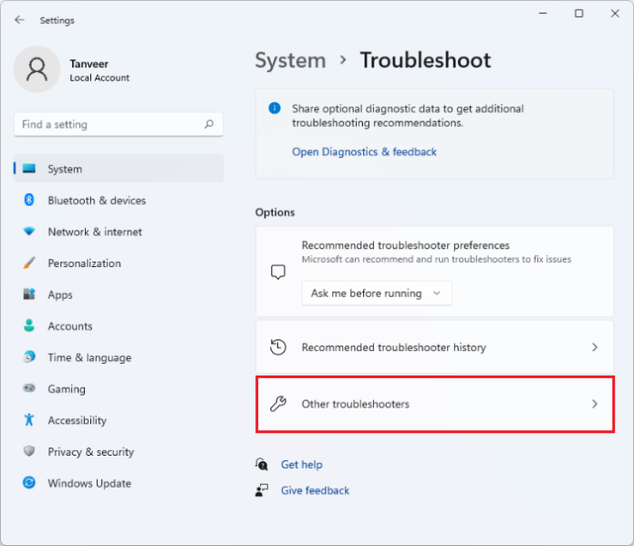 Bluetooth Audio Lag Windows Settings System Troubleshoot Other 1