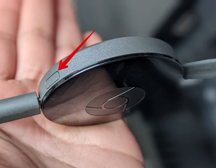 Chromecast Reset Button