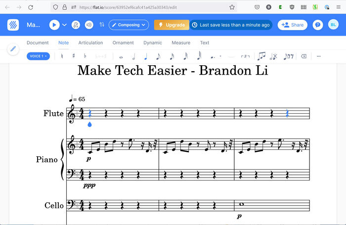 Composing Music Windows Flat Io