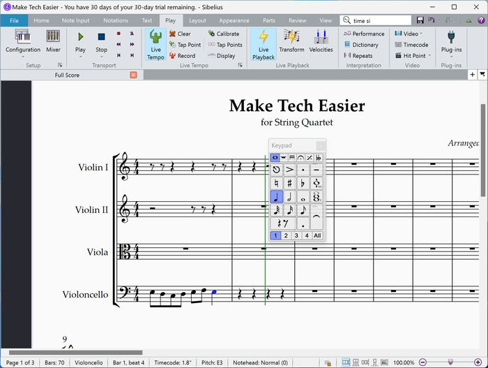 Composing Music Windows Sibelius First