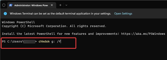 Drive Access Denid -Chkdsk Utility