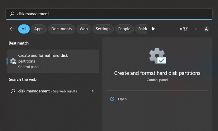 Drive Access Denied Disk Management Option