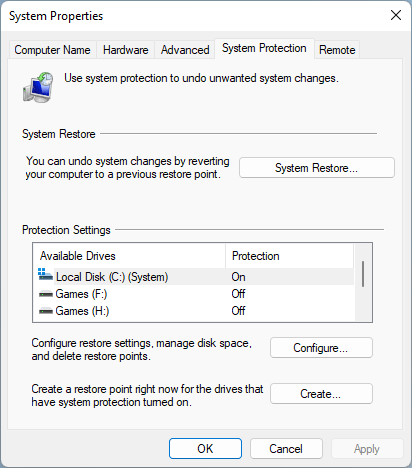 Error Code 43 Windows Restore Point