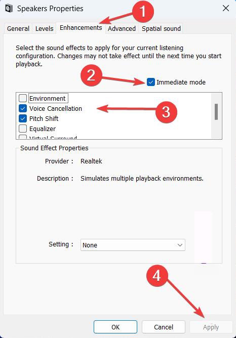 Improve Audio Mic - Change Audio Presets In Windows 11