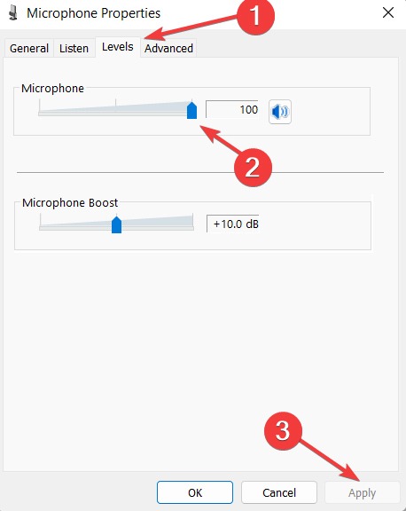 Improve Audio Mic -Increase Microphone Volume