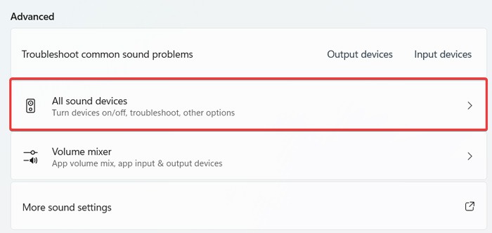 Improve Audio Mic - Select All Sound Devices In The Settings