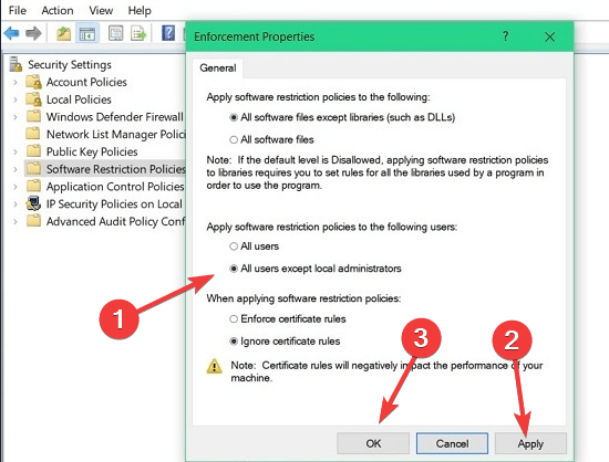 Installation Is Forbidden Choose All Users
