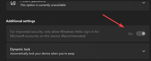 Login 2disable Improve Option