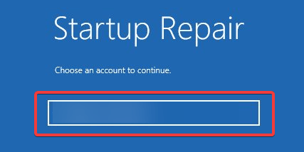 Login Screen Picking Account And Password To Repair