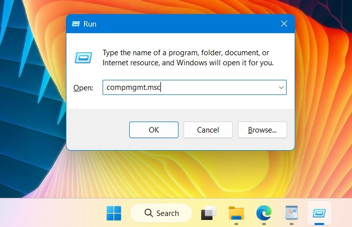 Not Enough Disk Space Windows Update Run Compmgmt Msc
