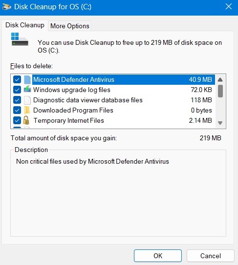 Not Enough Disk Space Windows Update System Files Deleting