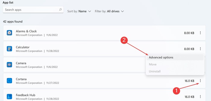Not Enough Memory -Advanced Options