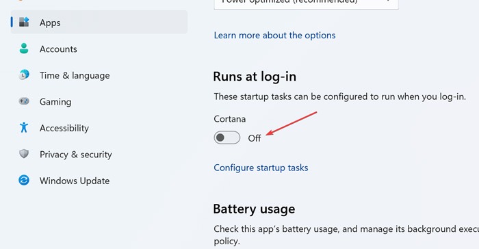 Not Enough Memory - Disable Cortana