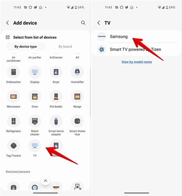 Samsung Smartthings Add Smart Tv