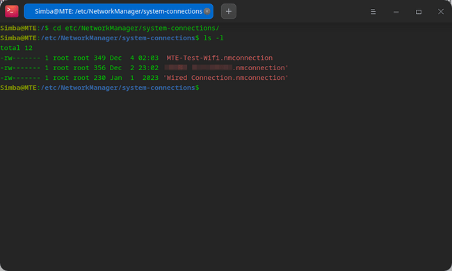 Contents Of System Connections Directory