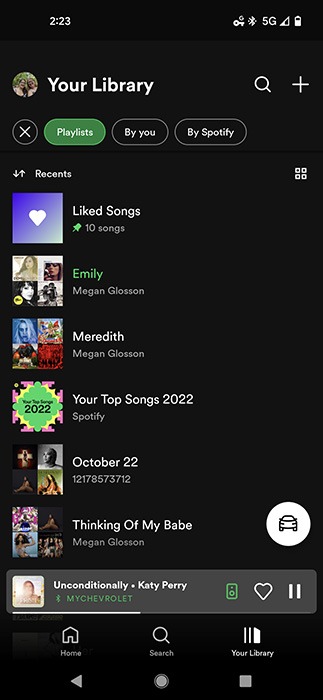 Spotify Collaborative Playlist Mobile Library