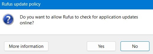 Use Rufus Create Bootable Usb Update Policy