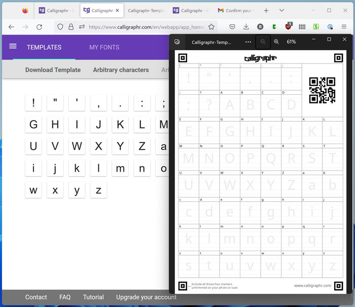 Windows Make Fonts Calligraphr