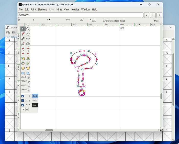 Windows Make Fonts Fontforge