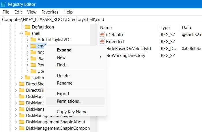 Windows Registry Hacks Command Prompt Permissions Cmd