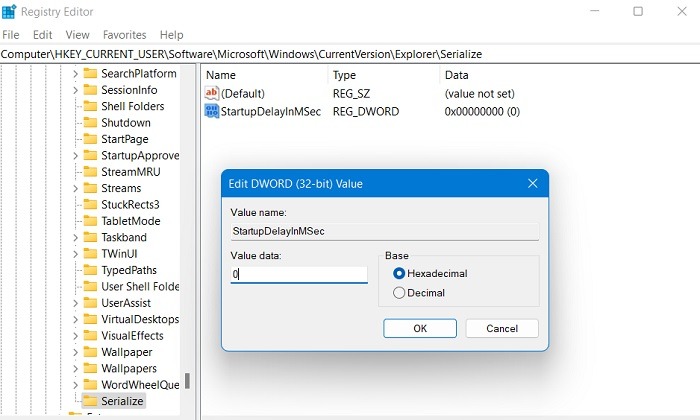 Windows Registry Hacks Serialize New Dword New Value